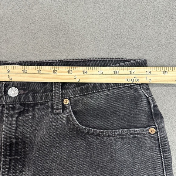 Vintage Levis 505 Regular Fit Jeans Men's‎ 36x29 Washed Black USA Made 2003 Y2K - Picture 6 of 12